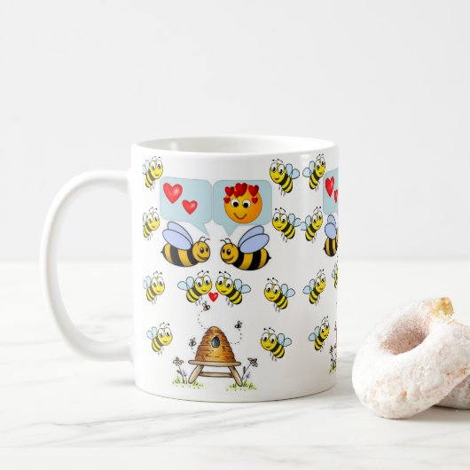 Valentijnsdag Mokken Mugs (Met donut)