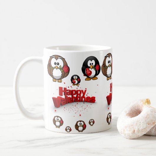 Valentijnsdag Mokken Mugs (Met donut)