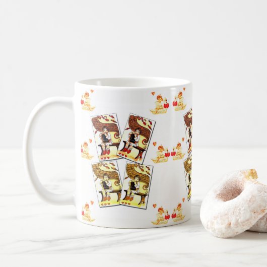 Valentijnsdag Mokken Mugs (Met donut)