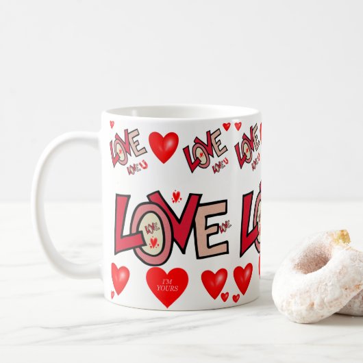 Valentijnsdag Mokken Mugs (Met donut)