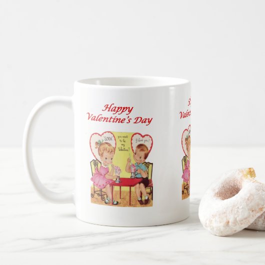 Valentijnsdag Mokken Mugs (Met donut)