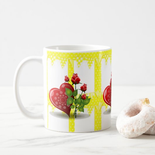 Valentijnsdag Mokken Mugs (Met donut)