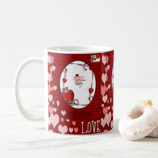 Valentijnsdag Mokken Mugs (Met donut)