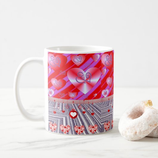 Valentijnsdag Mokken Mugs (Met donut)