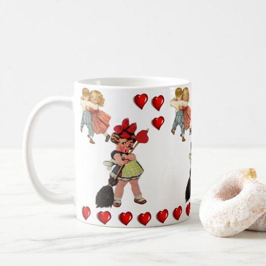 Valentijnsdag Mokken Mugs (Met donut)