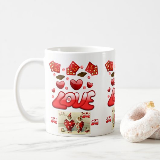 Valentijnsdag Mokken Mugs (Met donut)