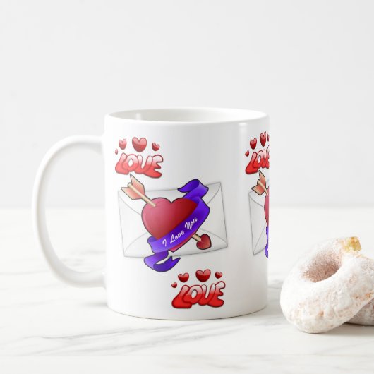 Valentijnsdag Mokken Mugs (Met donut)