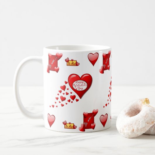 Valentijnsdag Mokken Mugs (Met donut)