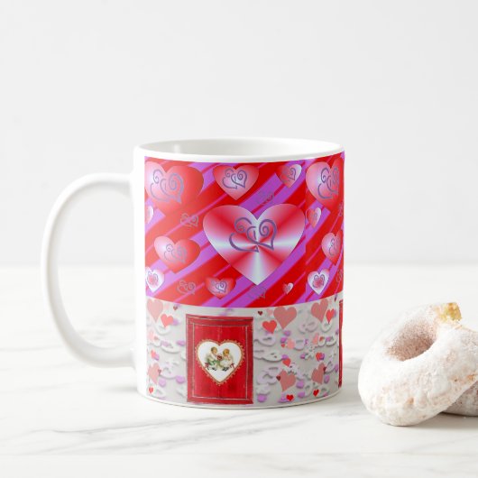 Valentijnsdag Mokken Mugs (Met donut)
