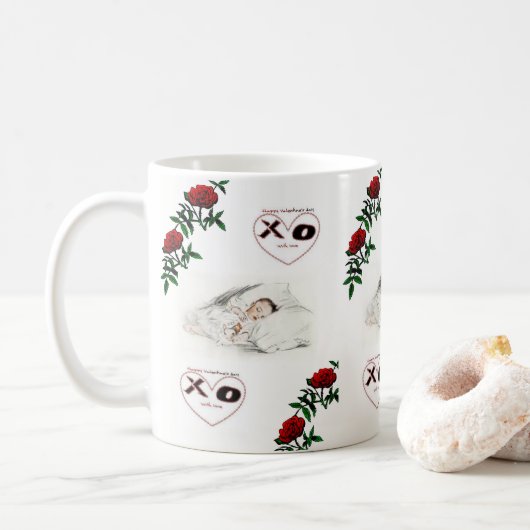 Valentijnsdag Mokken Mugs (Met donut)