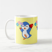 Valentijnsdag Mokken Pinguïn Harten (Links)