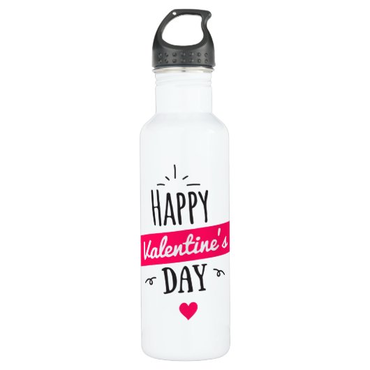 Valentijnsdag Mokken Waterfles (Voorkant)