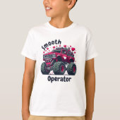 Valentijnsdag Monster Truck Kinder T-shirt (Voorkant)