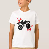 Valentijnsdag Monster Truck T-shirt (Voorkant)