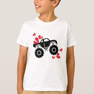 Valentijnsdag Monster Truck T-shirt