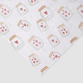 Valentijnsdag Mooie potten van harten Tissuepapier (Detail)