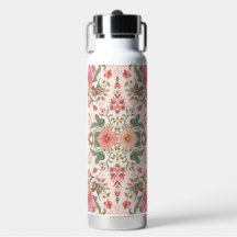 Valentijnsdag, Mooie Roze Bloemen Patroon