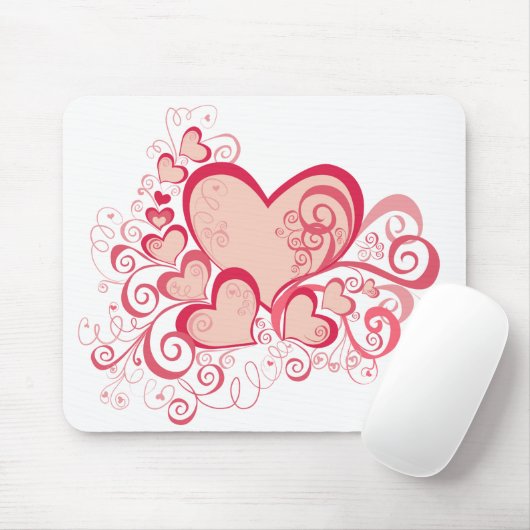 Valentijnsdag Mousepad Muismat (Met muis)