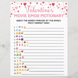 Valentijnsdag Movie Emoji Pictionary Game