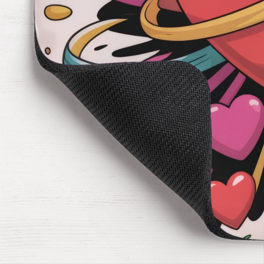 Valentijnsdag Muismat | Romantisch (Hoek)