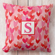 Valentijnsdag Multi Hearts Pattern Love Monogram