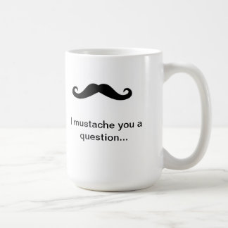 Valentijnsdag Mustache Koffiemok