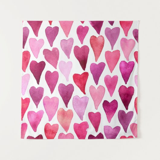 Valentijnsdag naadloos patroon wandkleed (Voorkant)