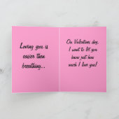 VALENTIJNSDAG, NAAR MIJN VROUW kaart (Binnen)