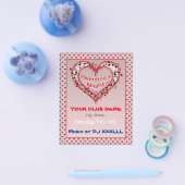 Valentijnsdag, nacht, partijbrochure flyer (Enkel)