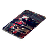 Valentijnsdag New York Boutique Window Hearts Magneet (Linkerzijde)