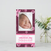 Valentijnsdag - Nieuwe Baby Aankondiging (Staand voorkant)