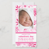 Valentijnsdag - Nieuwe Baby Aankondiging (Voorkant)