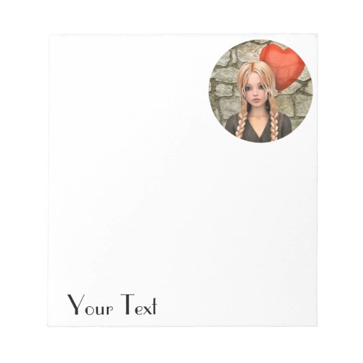 Valentijnsdag Notitieblok (Voorkant)