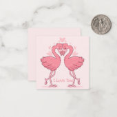 Valentijnsdag Notitiekaartje (Voorkant / Achterkant in situ)