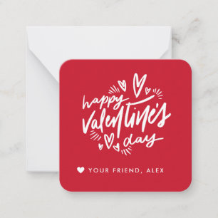 Valentijnsdag Notitiekaartje