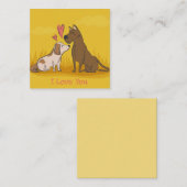 Valentijnsdag Notitiekaartje (Voorkant / Achterkant)