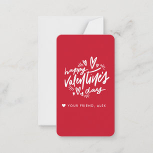 Valentijnsdag Notitiekaartje