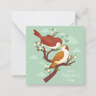 Valentijnsdag Notitiekaartje