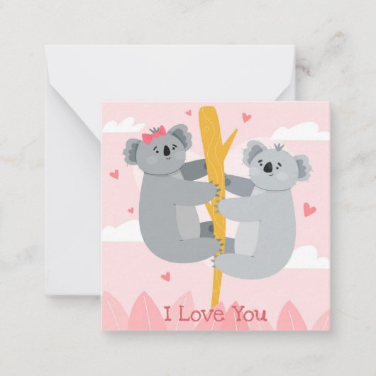 Valentijnsdag Notitiekaartje (Voorkant)