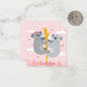 Valentijnsdag Notitiekaartje (Voorkant / Achterkant in situ)