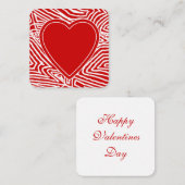 Valentijnsdag Notitiekaartje (Voorkant / Achterkant)
