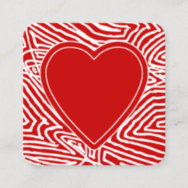 Valentijnsdag Notitiekaartje