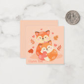 Valentijnsdag Notitiekaartje (Voorkant / Achterkant in situ)