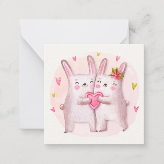 Valentijnsdag Notitiekaartje (Voorkant)