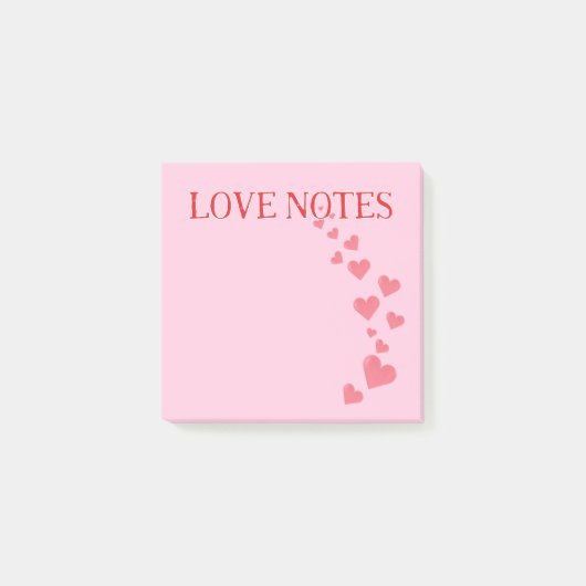 Valentijnsdag Notities | Liefdesnotities Post-it® Notes (Voorkant)