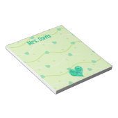 Valentijnsdag of St. Patrick's Day gepersonaliseer Notitieblok (Schuin)