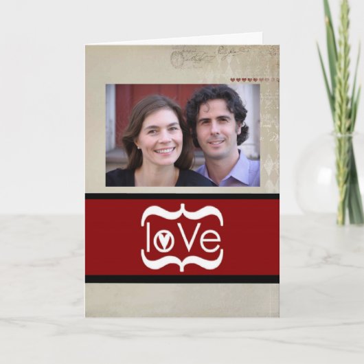 Valentijnsdag ohoto Kaart (Voorkant)