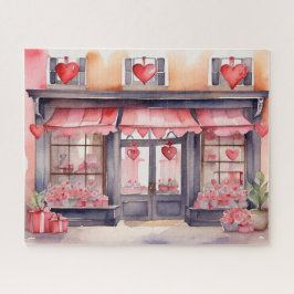 Valentijnsdag Old Town Shop Legpuzzel