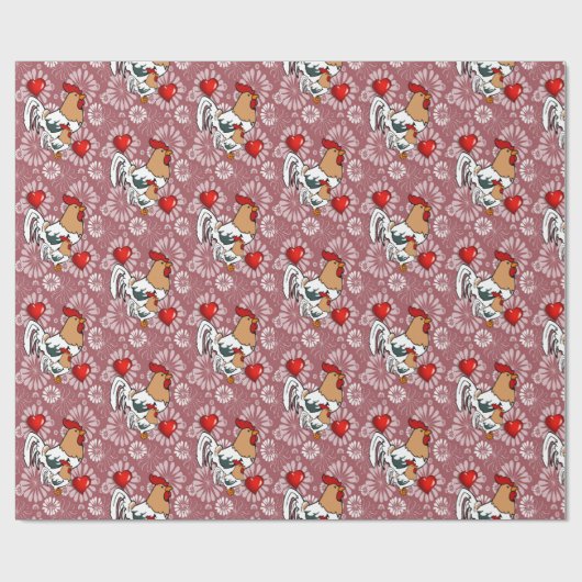 Valentijnsdag ompakken papier (Vlak)