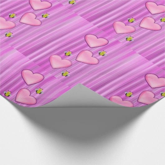 Valentijnsdag ompakken papier (Hoek)